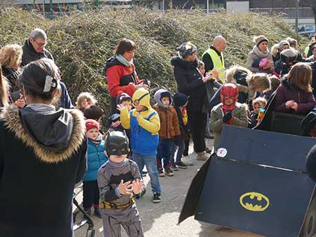 Participation d’un élève au Carnaval